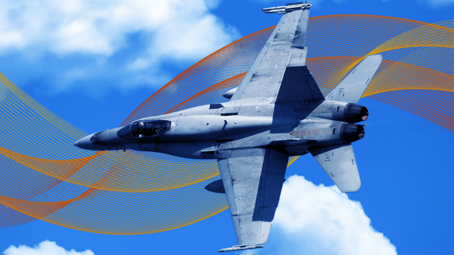 US fighter jet