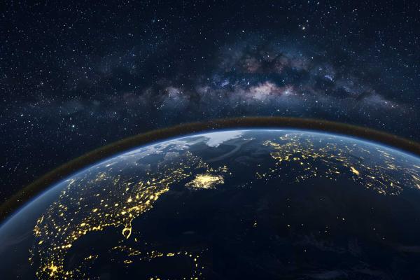 Earth at night